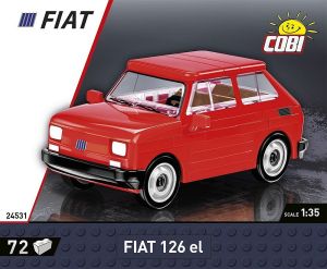 COB24531 - FIAT 126 EL rot 1994-1999 - 72 Stück