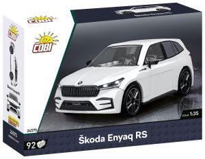 COB24575 - SKODA Enyaq RS weiß - 92 Teile