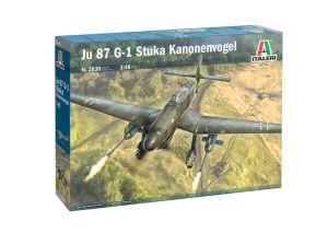 ITA2830 - JU 87 G-1 Stuka Kanonenvogel Kampfflugzeug zum Zusammenbauen und Bemalen