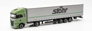 HER315227 - IVECO S-WAY LNG 4x2 Semi 3-Achs Anhänger mit Plane 15M STOHR