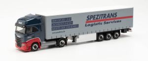 HER315258 - IVECO S-WAY LNG 4x2 3-Achs-Sattelauflieger mit Plane SPEZITRANS