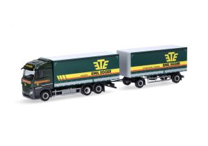 HER316835 - MERCEDES-BENZ S 2.5 6x2 with tarpaulin trailer 1+1 EMIL EGGER