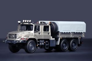 IMC32-0129 - MERCEDES-BENZ Zetros 6x6 Doppelkabine Forwarder mit Plane - Limitiert auf 200 Ex.