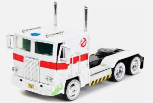 JAD35572 - Optimus Prime TRANSFORMERS X ECTO-1 avec graphique GHOSTBUSTERS