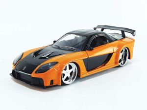 JAD30732 - MAZDA RX-7 Orange und schwarz Fast and Furious