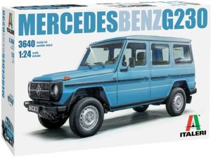 ITA3640 - MERCEDES G230 blau zum Zusammenbauen und Lackieren