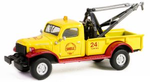 GREEN41155-A - DODGE Power Wagon Wrecker 1949 Abschleppwagen aus der Serie SHELL unter Blisterverpackung