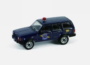 GREEN43040-E - JEEP Cherokee 2001 aus der Serie HOT PURSUIT in Blisterverpackung