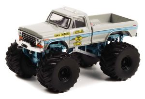 GREEN49110-C - FORD F-250 1979 Monster Truck CRIME TIME STATE TROOPER aus der Serie KINGS OF CRUNCH in Blisterverpackung.