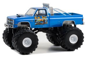 GREEN49130-C - CHEVROLET Silverado C-10 1985 Monster truck BEAR FOOT III aus der Serie KINGS OF CRUNCH in Blisterverpackung.