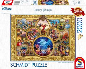 SCM57371 - Puzzle 2000 Teile Thomas Kinkade - Micky und Minnie