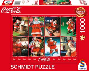 SCM59956 - Puzzle 1000 Teile Weihnachtsmann COCA COLA