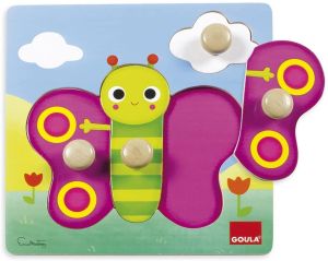 GOA53051 - Schmetterling 3-teiliges Holzpuzzle