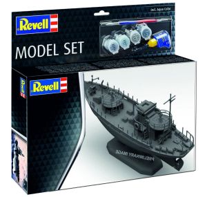 REV65242 - MODEL SET - KFK Kriegs-Trawler mit Anstrich zum Zusammenbauen