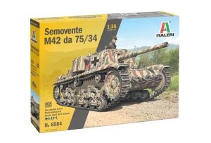 ITA6584 - Semovente-Panzer M42 da 75/34 zum Zusammenbauen und Bemalen