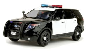 MMX73996 - FORD Interceptor Utility 2015 Police mit Sounds und Lichtern Schwarz