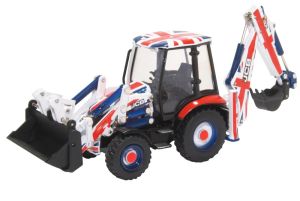 OXF763CX002 - Baggerlader JCB 3CX - UNION JACK