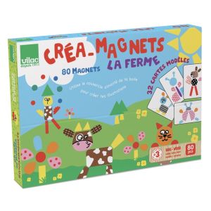 VIL8023 - Créa-Magnets 80 Teile - Der Bauernhof