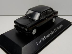 MAGARG51 - FIAT 128 iva 1978 Schwarz mit Broschüre