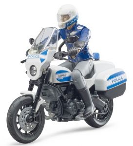 BRU62731 - DUCATI Scrambler Polizeimotorrad mit Fahrer