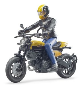 BRU63053 - DUCATI Scrambler mit Biker