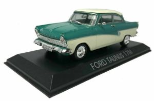 MAGLCFORDTAUNUS - FORD Taunus 1957 2 Türen grün und weiß im Blister verkauft