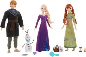 MATHLW59 - 3 Figuren DIE SCHNEEKÖNIGIN - Elsa Anna Kristof und Olaf.