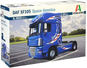 ITA3933 - DAF XF 105 Super America 4x2-Modell zum Zusammenbauen und Lackieren