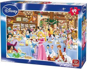 KING05178A - Puzzle 99 Teile Tea Time Party DISNEY