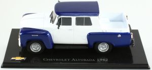 MAGCHEVYALVORADA - CHEVROLET Alvorada Pickup mit Doppelkabine 1962 blau und weiß