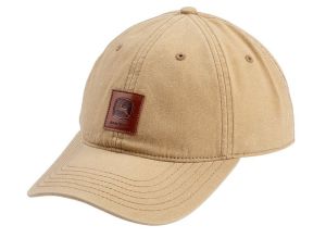 MC13080619CB - JOHN DEERE Cap mit Lederaufnäher Beige