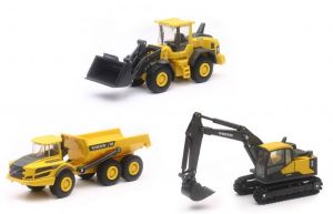 NEW32095 - Set mit 3 VOLVO-Baumaschinen