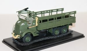 PER735 - GMC AFKWX 353 1944 US ARMY offen mit Turm und Maschinengewehr.