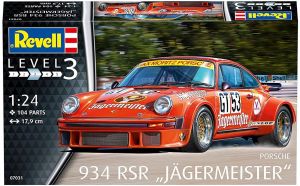 REV07031 - PORSCHE 934 RSR Jägermeister Modell zum Zusammenbauen und Lackieren