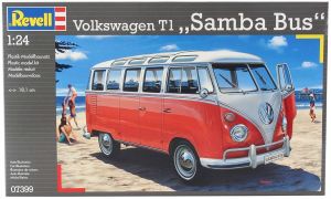 REV07399 - VOLKSWAGEN T1 Samba Bus Modell zum Zusammenbauen und Bemalen