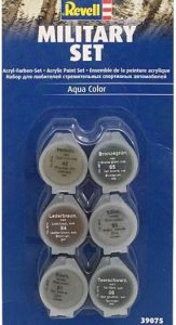 REV39075 - Acrylfarbe Military Set 6 Farben Dose à 5ml