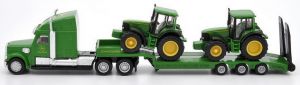 SIK1837 - Lkw 6x4 mit Tieflader Maschinentransporter mit JOHN DEERE 6920 und 6820 Ech:1/87