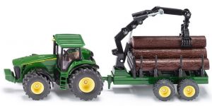 SIK1954 - JOHN DEERE 8430 mit Forstanhänger Ech:1/50