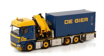 WSI01-3740 - SCANIA R 8x2 mit Palfinger pk 92002 sh und Container DE GIER