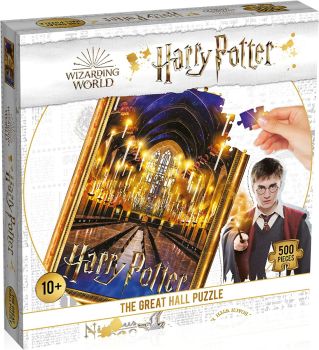 WIN01005 - Puzzle 500 Teile HARRY POTTER - Der große Saal