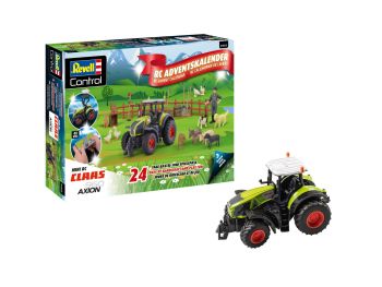 REV01053 - Adventskalender Ferngesteuerter Traktor CLAAS Axion 960 zum Zusammenbauen