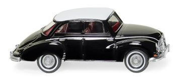 WIK012002 - Auto Farbe schwarz mit weißem Dach - DKW Limousine