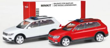 HER013109-002 - 2 x VOLKSWAGEN Tiguan Weiß und Rot - Bausatz