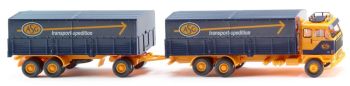 WIK043308 - 6X4 Pritschenwagen mit 3-achsigem Anhänger - VOLVO F89 ASG