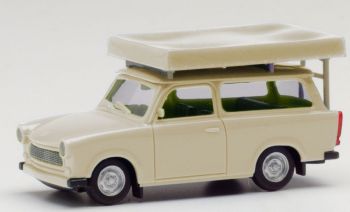 HER024181-002 - TRABANT 601S Universal mit Dachzelt Pearl White