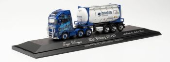 HER122184 - VOLVO FH GL 6X2 mit Auflieger Tankcontainer XL INGO DINGES