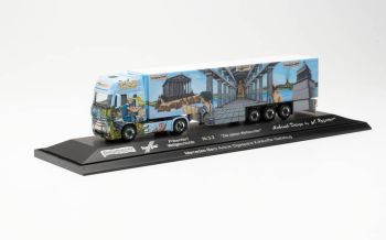 HER122214 - MERCEDES ACTROS 4x2 mit 3-Achs-Anhänger HERPA WORLD HISTORY N 3.2 SCHUMACHER