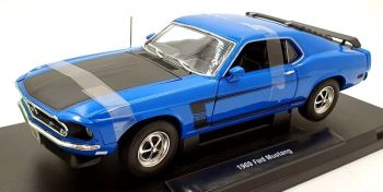 WEL12516BLEU - FORD Mustang boss 302 1969 blau