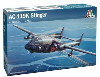 ITA1468 - Flugzeug AC-119K STINGER zum Zusammenbauen und Bemalen.