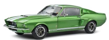 SOL1802907 - SHELBY Mustang GT500 grün mit weißen Streifen 1967